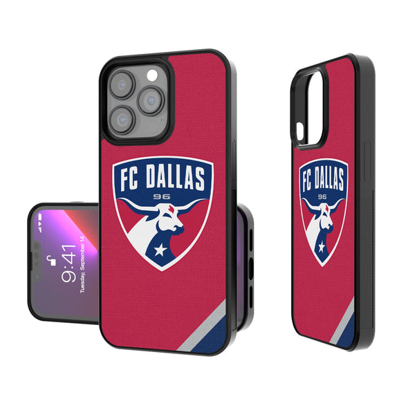 FC Dallas  Diagonal Stripe iPhone Bump Phone Case