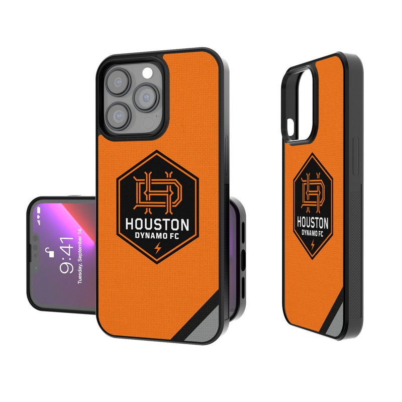 Houston Dynamo  Diagonal Stripe iPhone Bump Phone Case