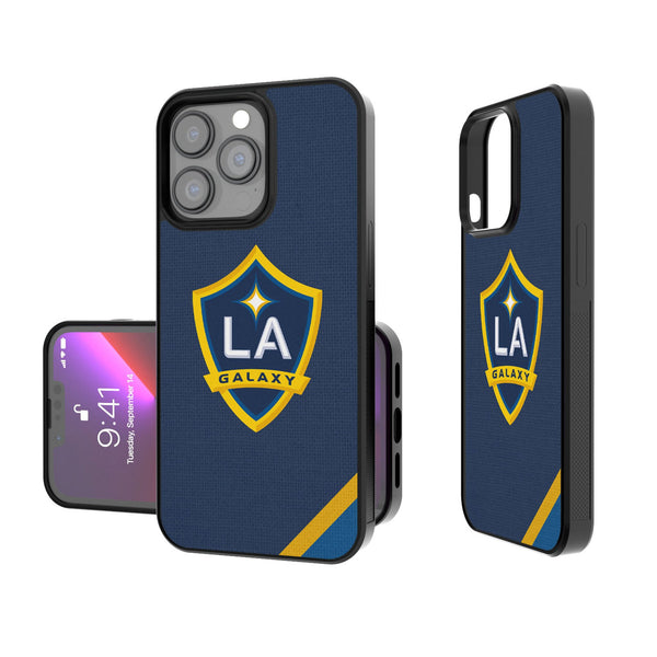 LA Galaxy  Diagonal Stripe iPhone Bump Phone Case