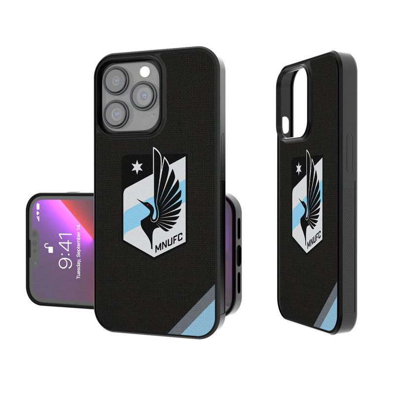 Minnesota United FC   Diagonal Stripe iPhone Bump Phone Case