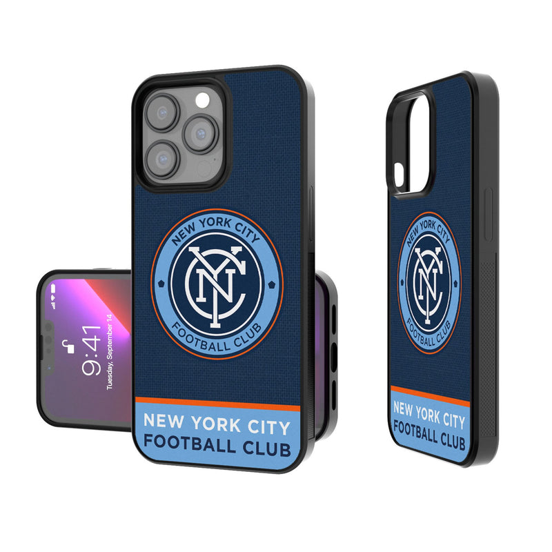 New York City FC  Endzone Solid iPhone Bump Phone Case