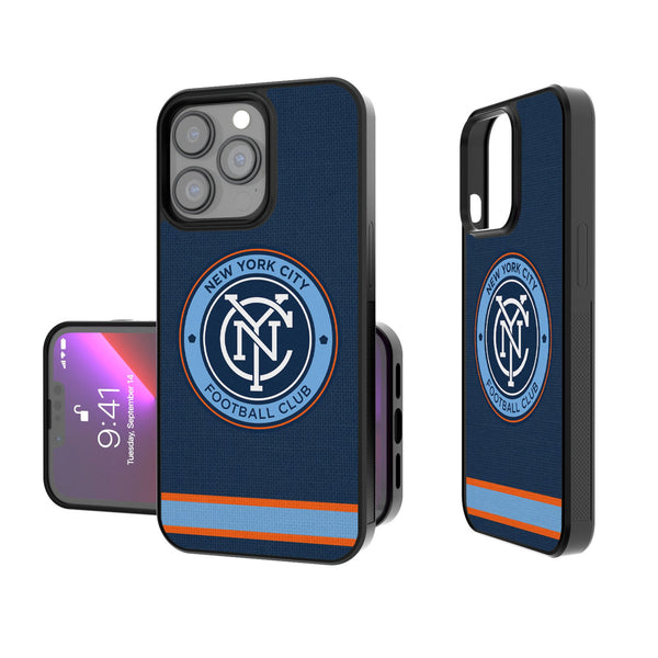 New York City FC  Stripe iPhone Bump Phone Case