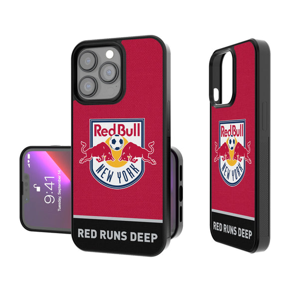 New York Red Bulls  Endzone Solid iPhone Bump Phone Case