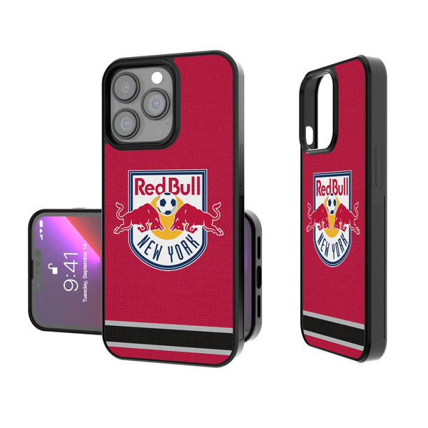 New York Red Bulls  Stripe iPhone Bump Phone Case