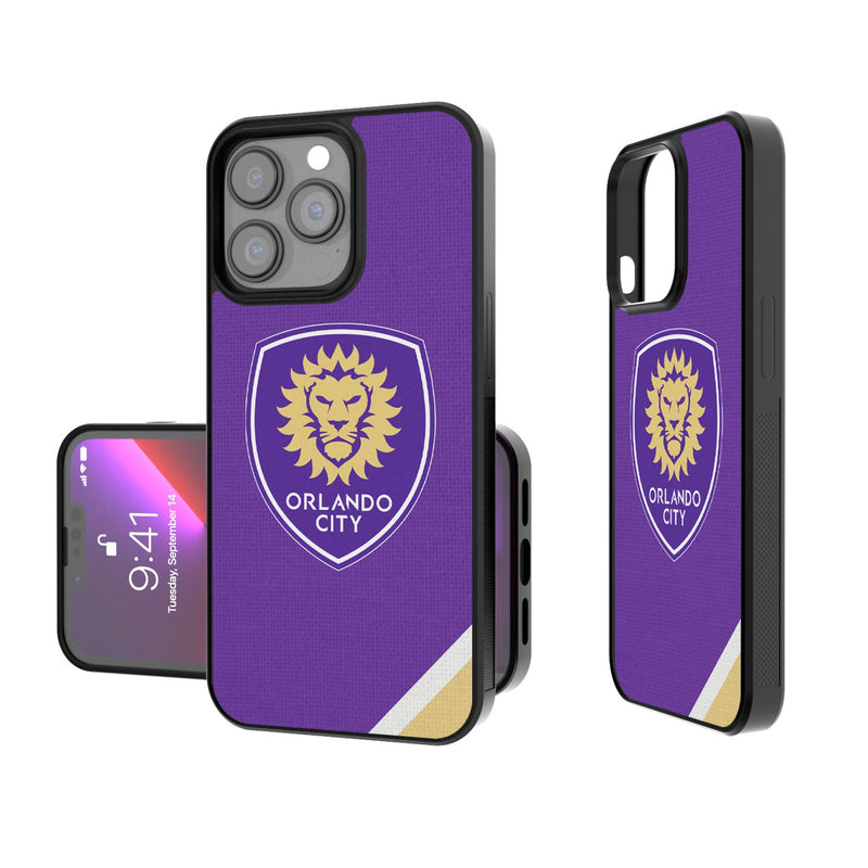 Orlando City Soccer Club  Diagonal Stripe iPhone Bump Phone Case