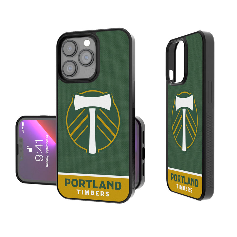 Portland Timbers   Endzone Solid iPhone Bump Phone Case