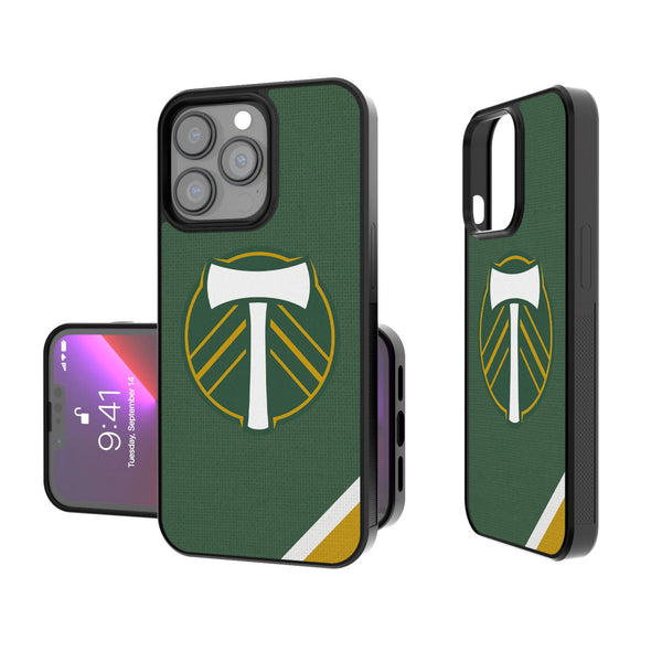 Portland Timbers   Diagonal Stripe iPhone Bump Phone Case