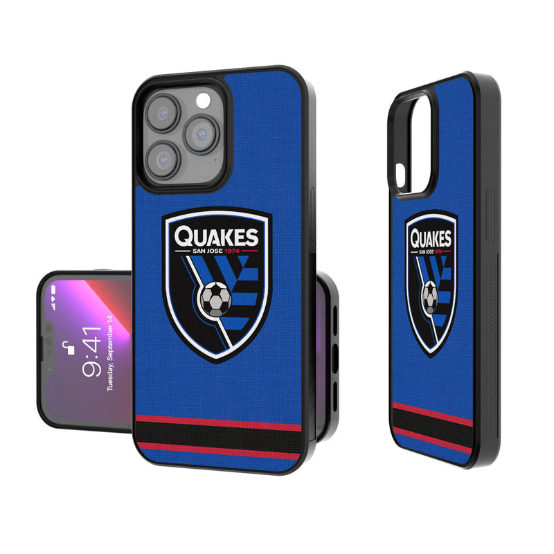 San Jose Earthquakes   Stripe iPhone Bump Phone Case