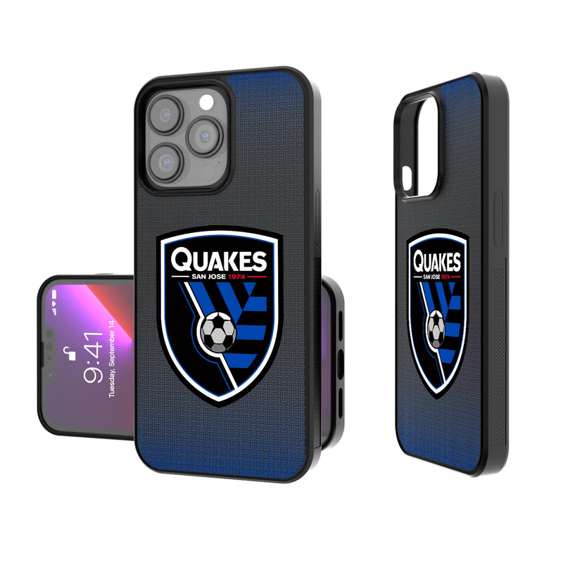 San Jose Earthquakes   Linen iPhone Bump Phone Case