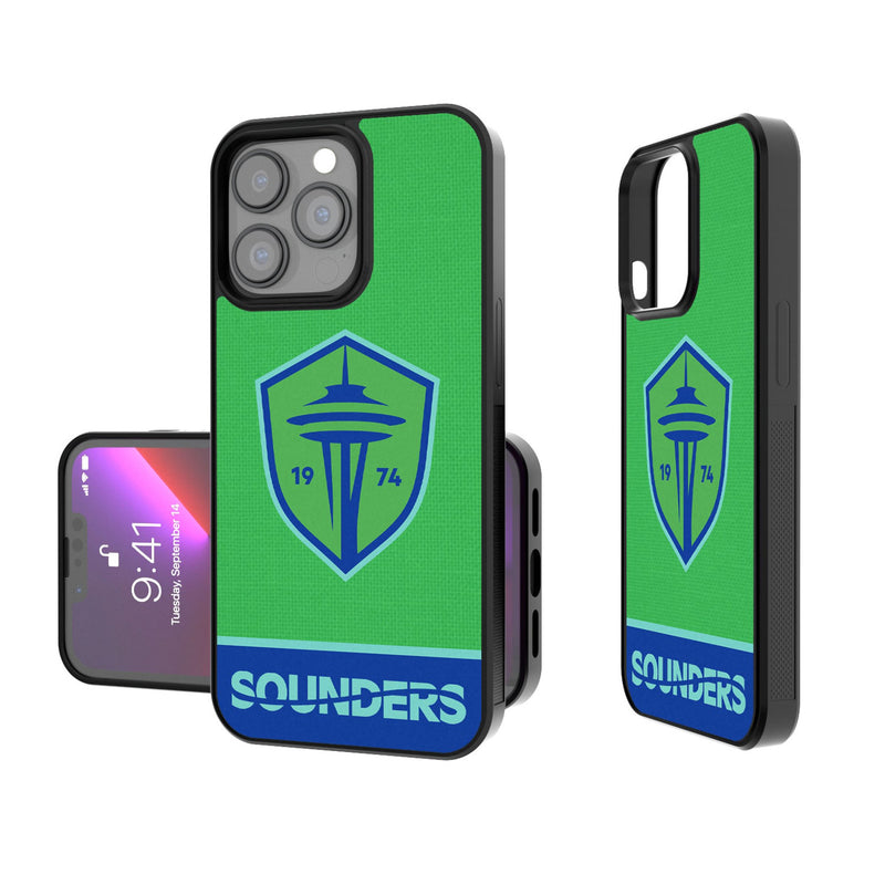 Seattle Sounders FC   Endzone Solid iPhone Bump Phone Case