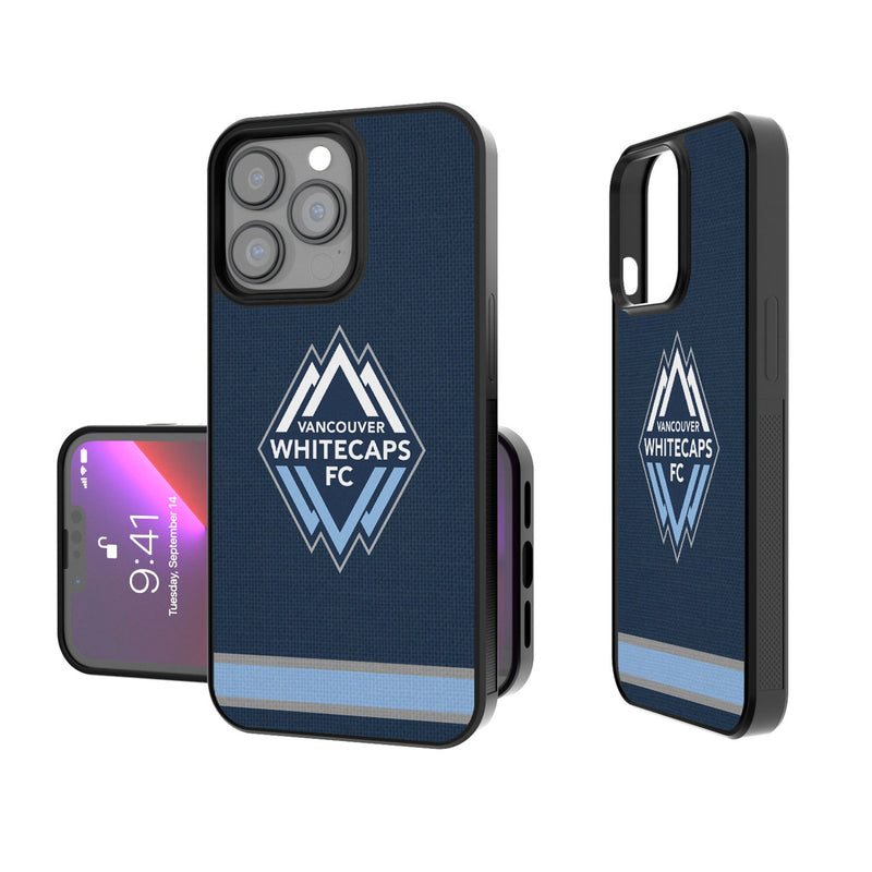 Vancouver Whitecaps   Stripe iPhone Bump Phone Case