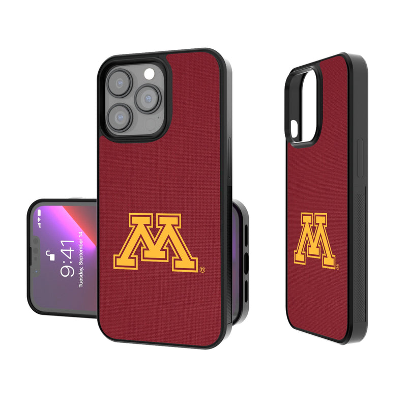 University of Minnesota Golden Gophers Solid iPhone Bump Phone Case