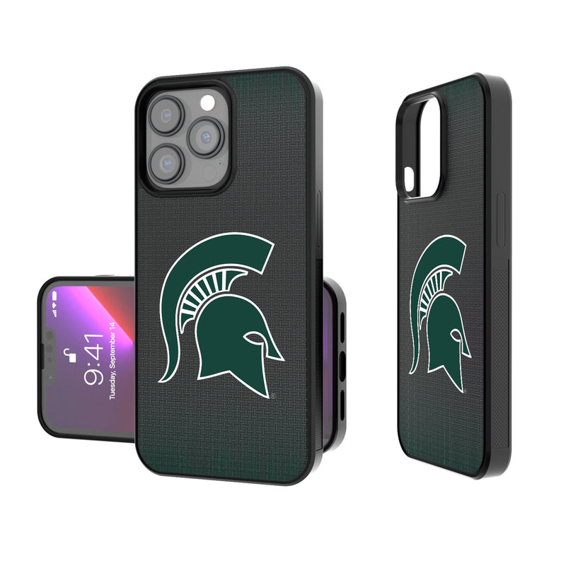 Michigan State University Spartans Linen iPhone Bump Phone Case