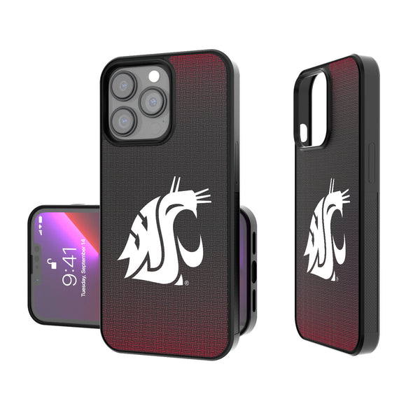 Washington State University Cougars Linen iPhone Bump Phone Case