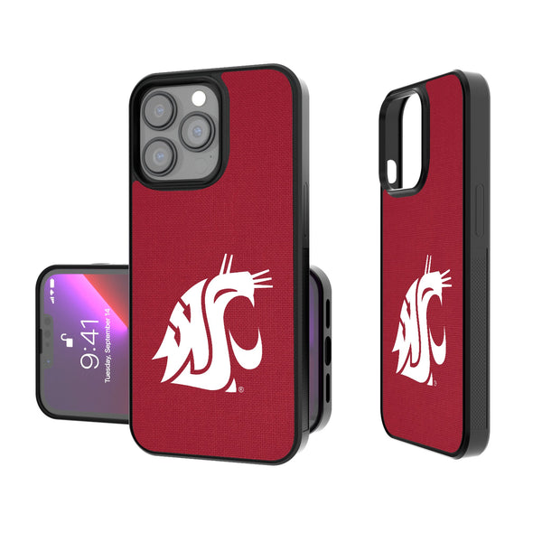 Washington State University Cougars Solid iPhone Bump Phone Case