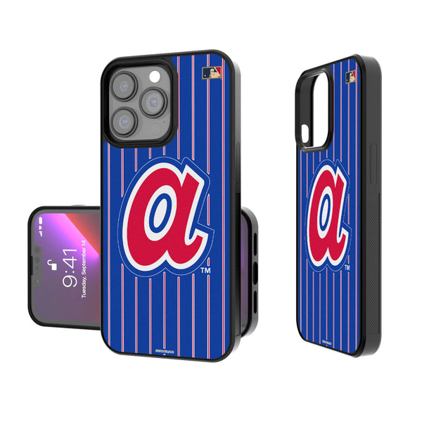 Atlanta Braves 1972-1980 - Cooperstown Collection Pinstripe iPhone Bump Phone Case