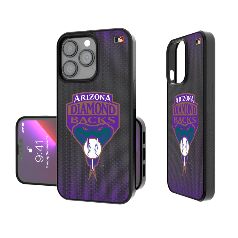 Arizona Diamondbacks 1999-2006 - Cooperstown Collection Linen iPhone Bump Phone Case