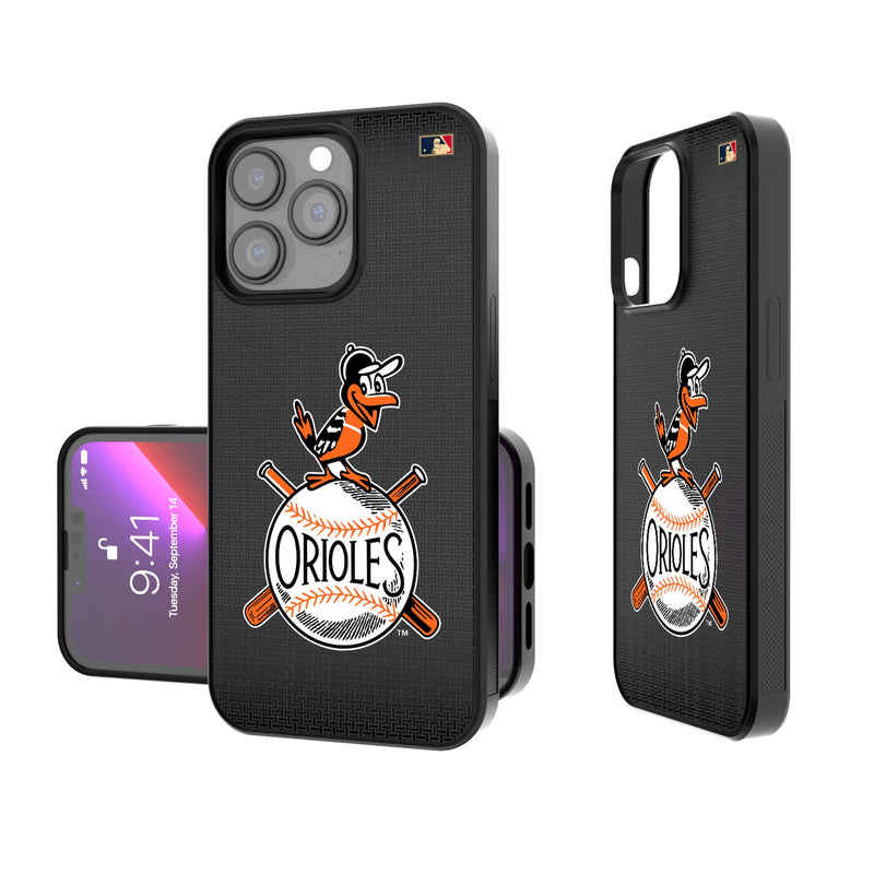 Baltimore Orioles 1954-1963 - Cooperstown Collection Linen iPhone Bump Phone Case