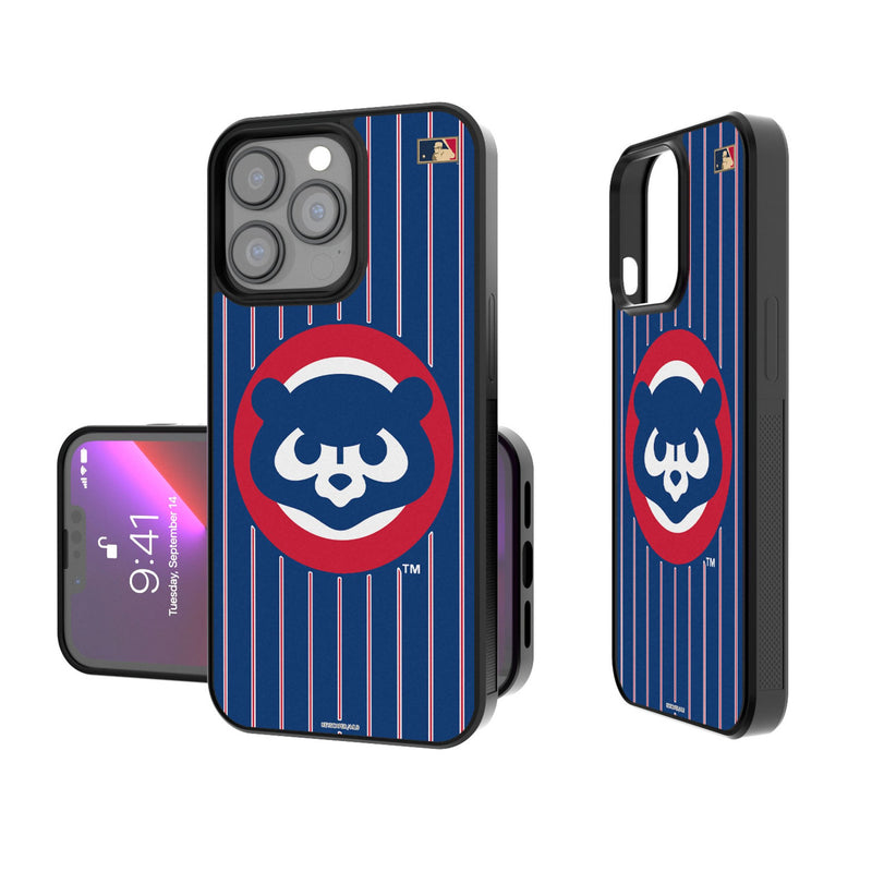 Chicago Cubs Home 1979-1993 - Cooperstown Collection Pinstripe iPhone Bump Phone Case