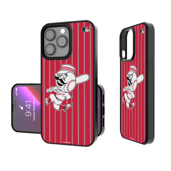 Cincinnati Reds 1953-1967 - Cooperstown Collection Pinstripe iPhone Bump Phone Case