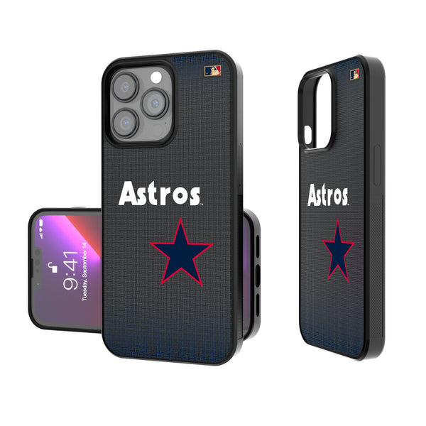 Houston Astros 1975-1981 - Cooperstown Collection Linen iPhone Bump Phone Case