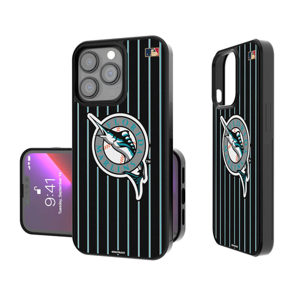 Miami Marlins 1993-2011 - Cooperstown Collection Pinstripe iPhone Bump Phone Case