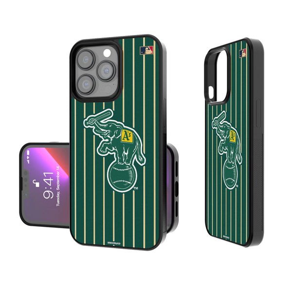 Oakland As  Home 1988 - Cooperstown Collection Pinstripe iPhone Bump Phone Case