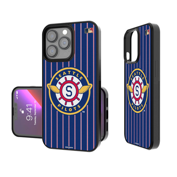 Seattle Pilots 1969 - Cooperstown Collection Pinstripe iPhone Bump Phone Case