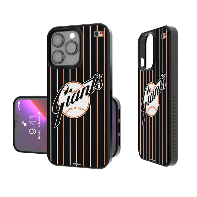 San Francisco Giants 1958-1967 - Cooperstown Collection Pinstripe iPhone Bump Phone Case