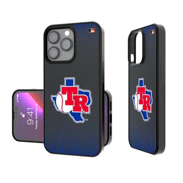 Texas Rangers 1981-1983 - Cooperstown Collection Linen iPhone Bump Phone Case