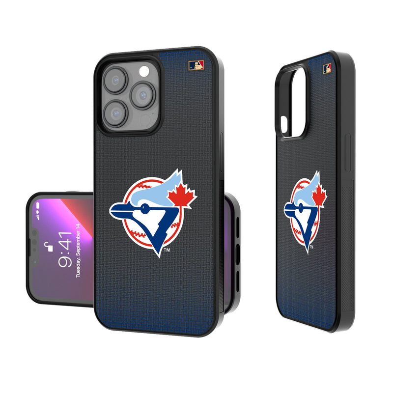 Toronto Blue Jays 1977-1988 - Cooperstown Collection Linen iPhone Bump Phone Case