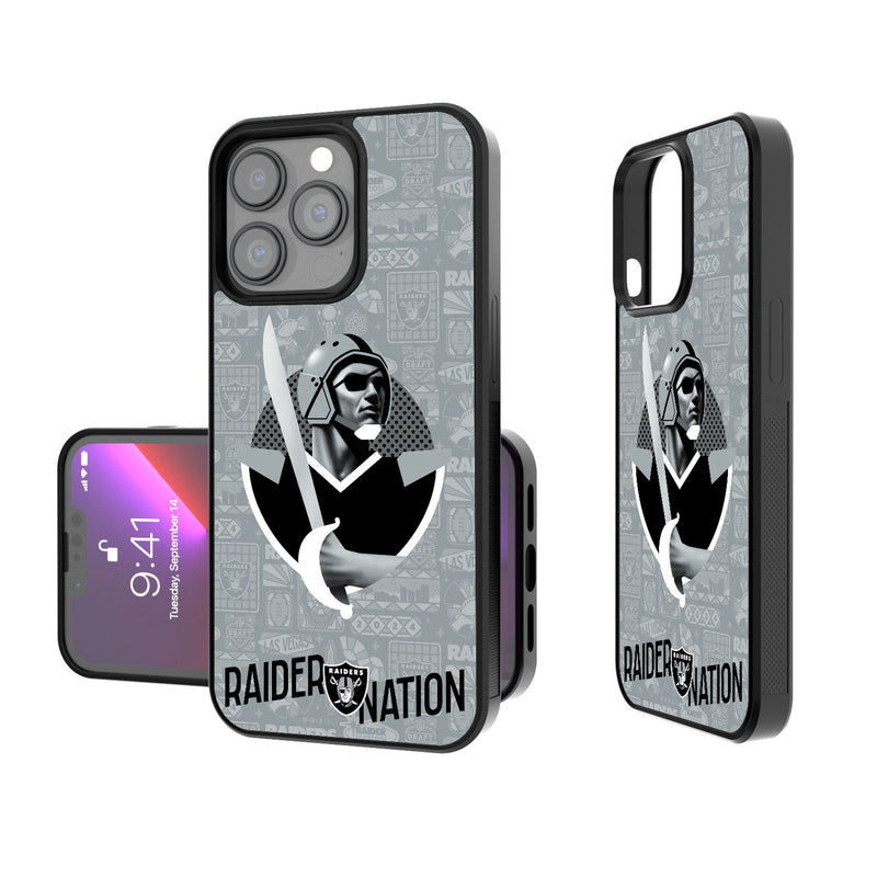 Las Vegas Raiders 2024 Illustrated Limited Edition iPhone Bump Phone Case