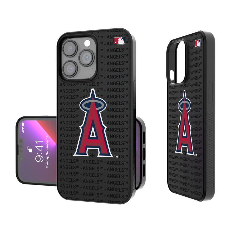 Los Angeles Angels Text Backdrop iPhone Bump Phone Case