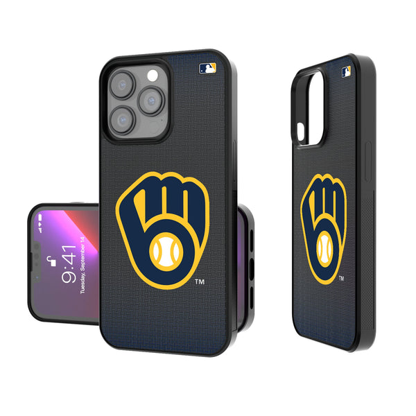 Milwaukee Brewers Linen iPhone Bump Phone Case