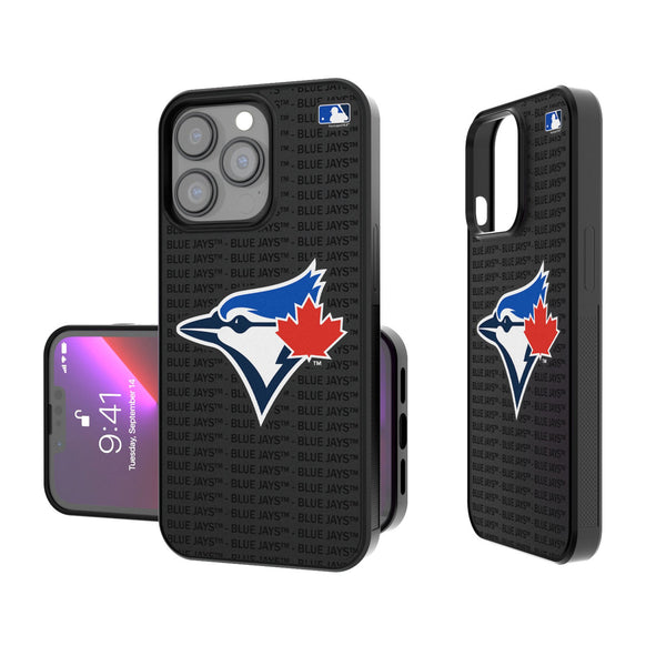 Toronto Blue Jays Text Backdrop iPhone Bump Phone Case