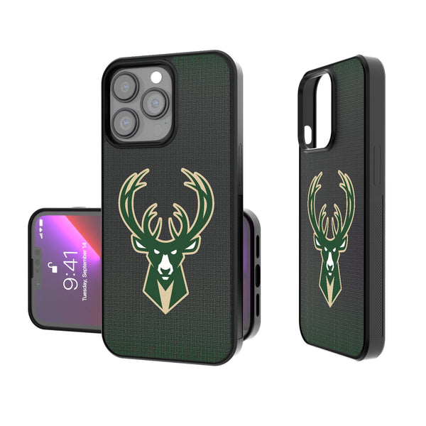 Milwaukee Bucks Linen iPhone Bump Phone Case