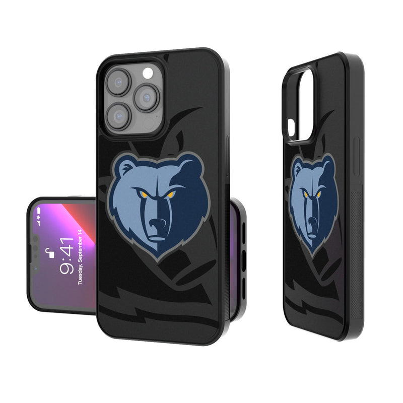 Memphis Grizzlies Monocolor Tilt iPhone Bump Phone Case