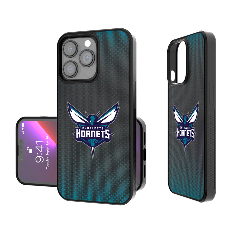 Charlotte Hornets Linen iPhone Bump Phone Case