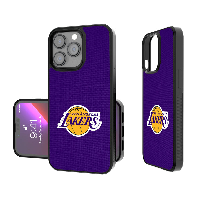 Los Angeles Lakers Solid iPhone Bump Phone Case