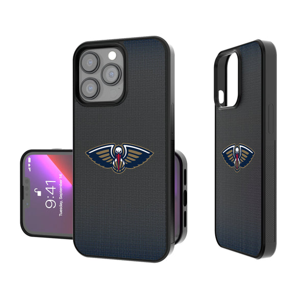 New Orleans Pelicans Linen iPhone Bump Phone Case