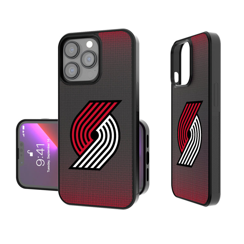 Portland Trail Blazers Linen iPhone Bump Phone Case