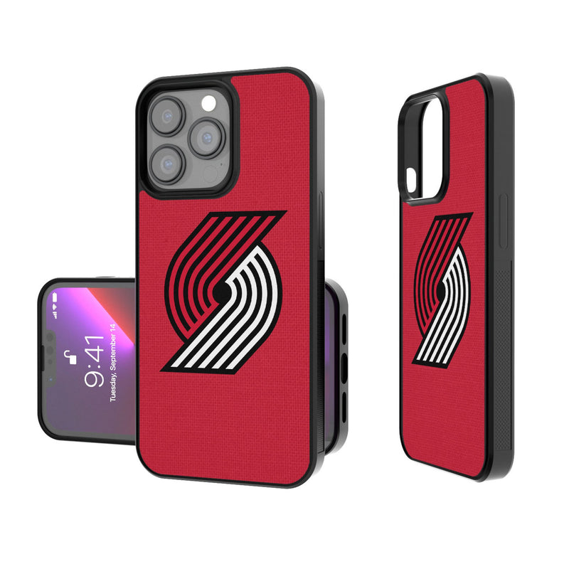 Portland Trail Blazers Solid iPhone Bump Phone Case