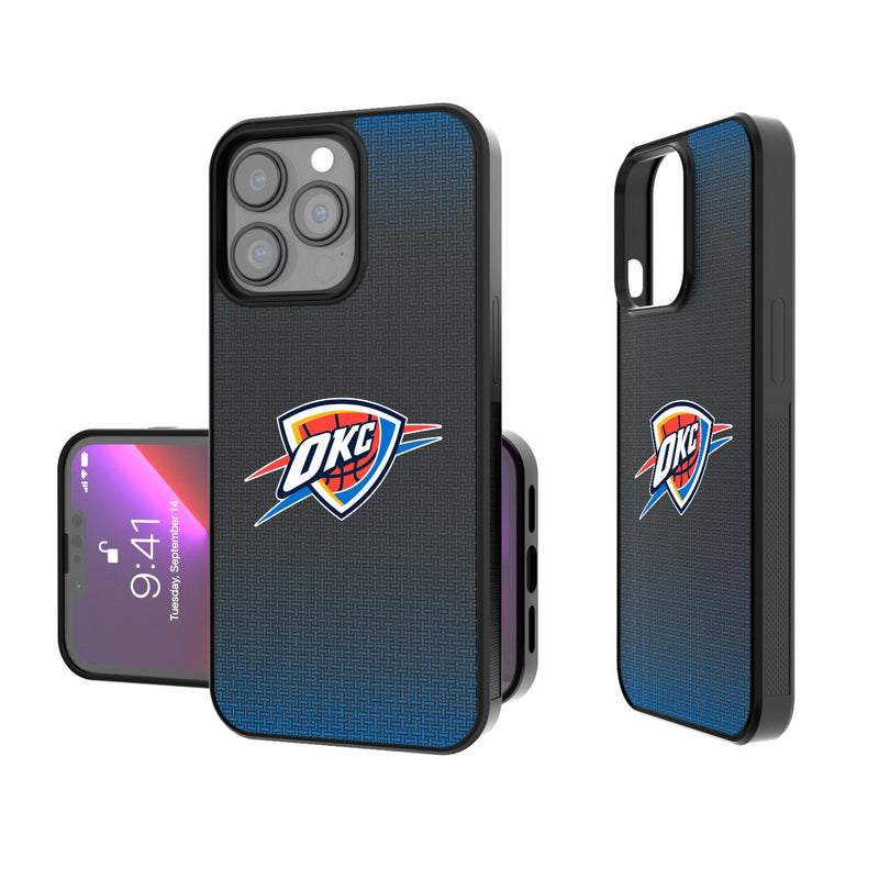 Oklahoma City Thunder Linen iPhone Bump Phone Case