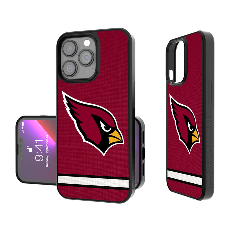 Arizona Cardinals Stripe iPhone Bump Phone Case