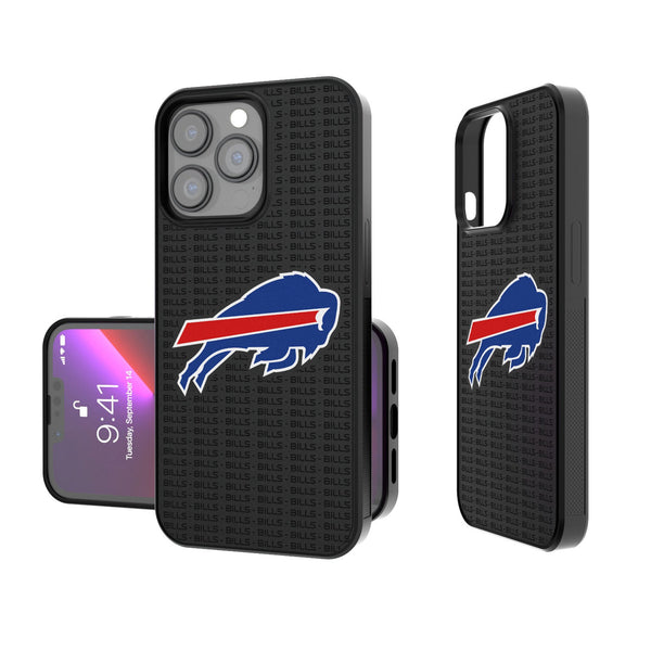 Buffalo Bills Text Backdrop iPhone Bump Phone Case