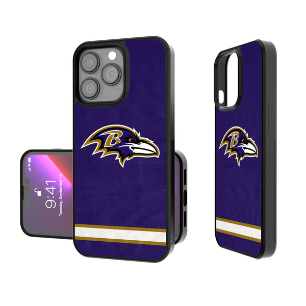 Baltimore Ravens Stripe iPhone Bump Phone Case