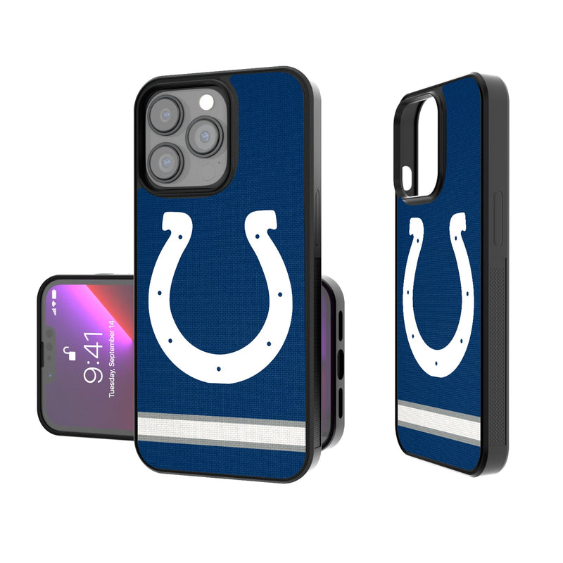 Indianapolis Colts Stripe iPhone Bump Phone Case