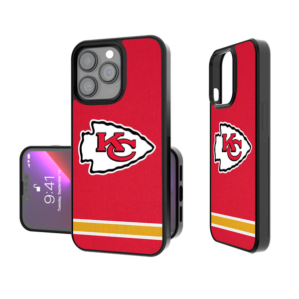 Kansas City Chiefs Stripe iPhone Bump Phone Case