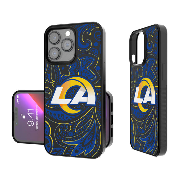 Los Angeles Rams Paisley iPhone Bump Phone Case