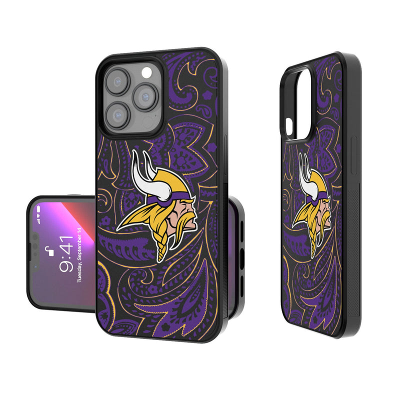 Minnesota Vikings Paisley iPhone Bump Phone Case